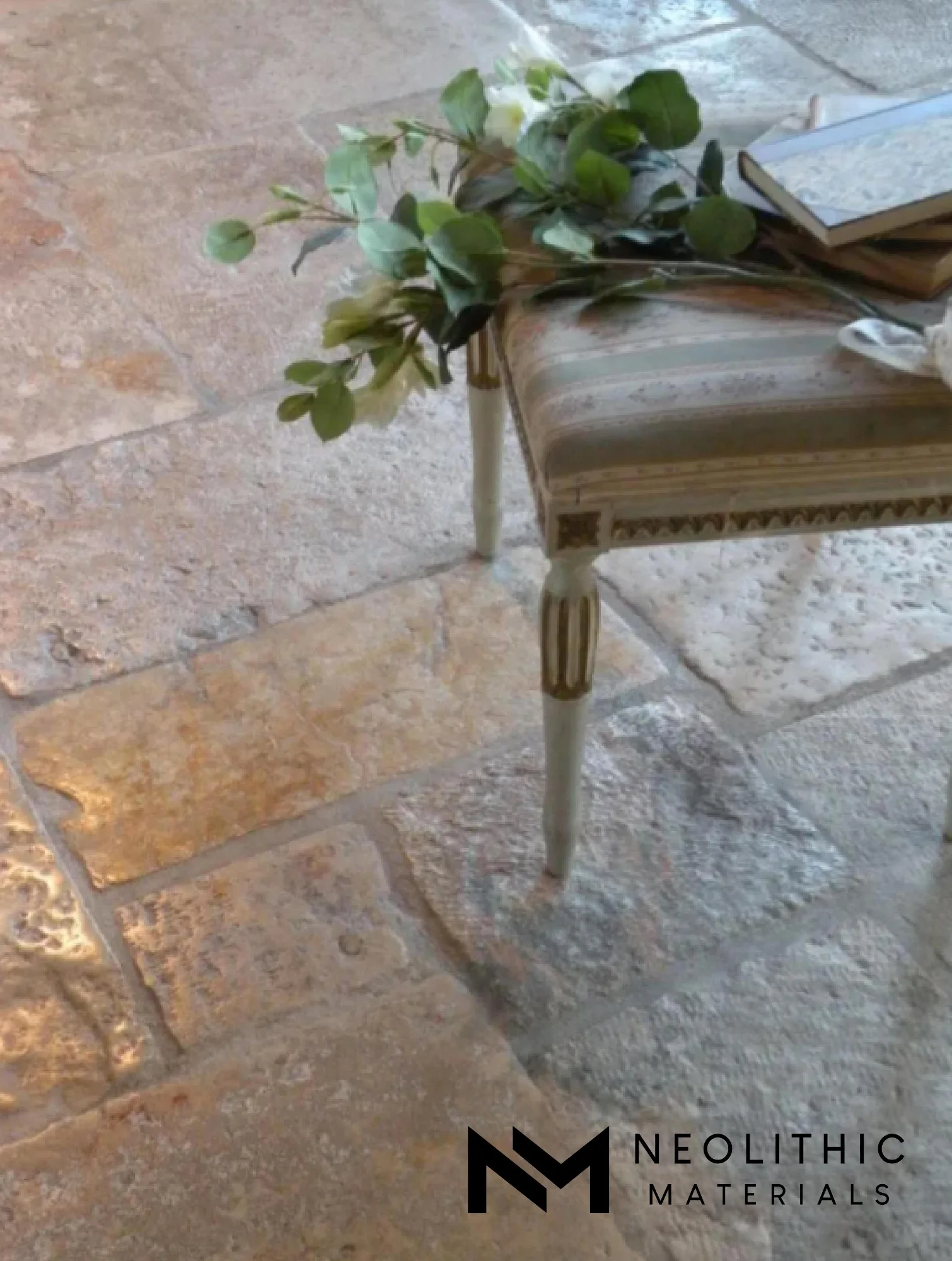Antique Italian Limestone Flooring - Image 1